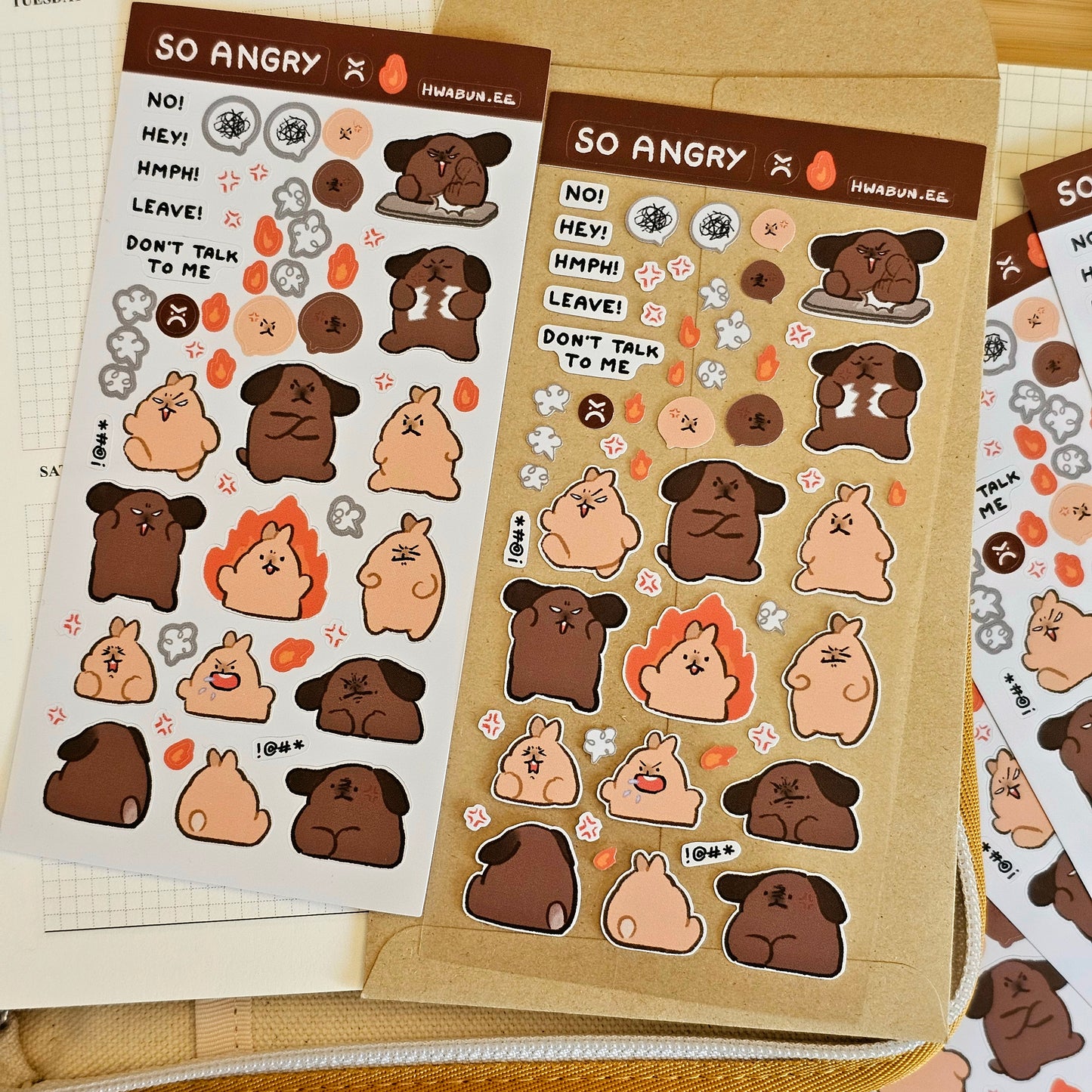 So Angry Sticker Sheet