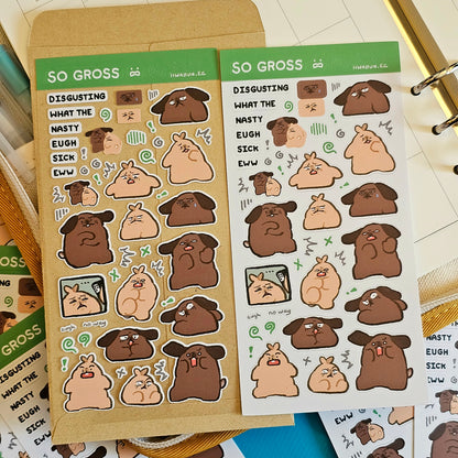 So Gross Sticker Sheet