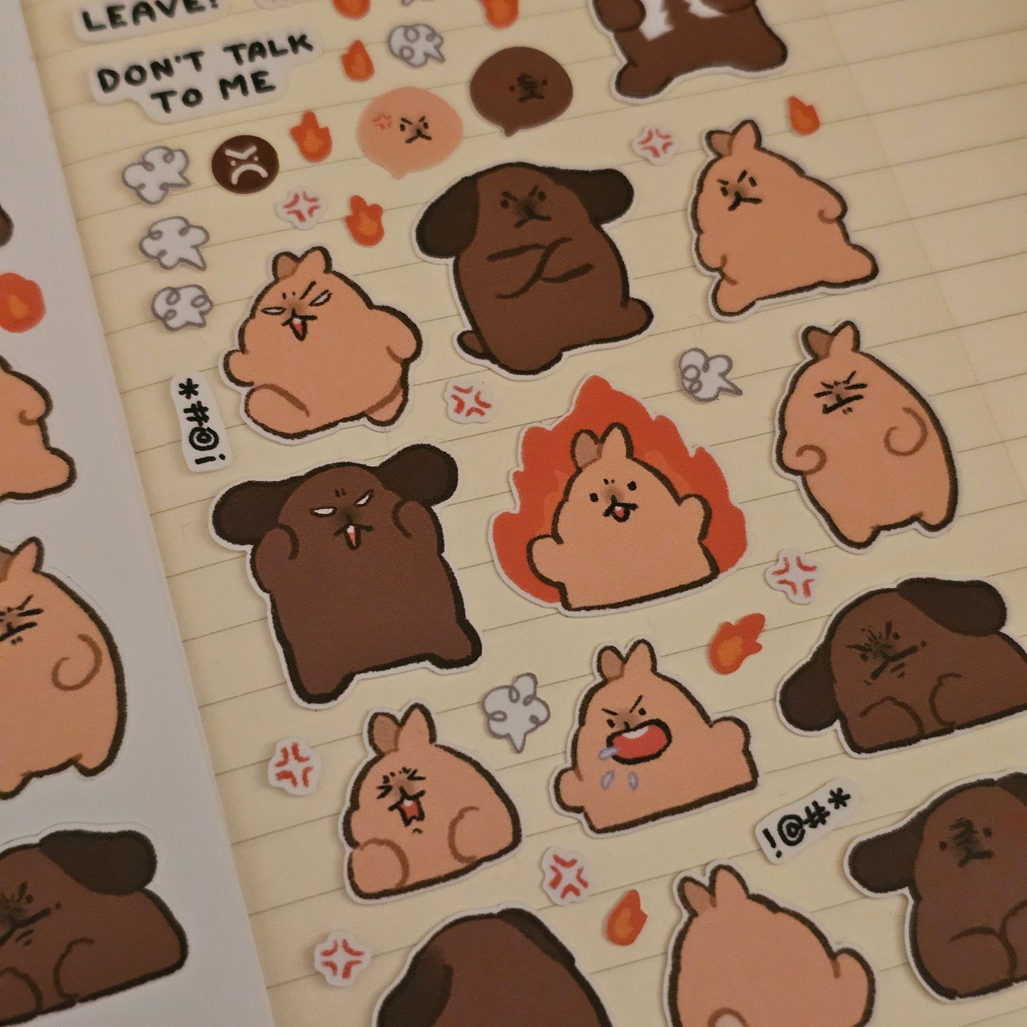 So Angry Sticker Sheet