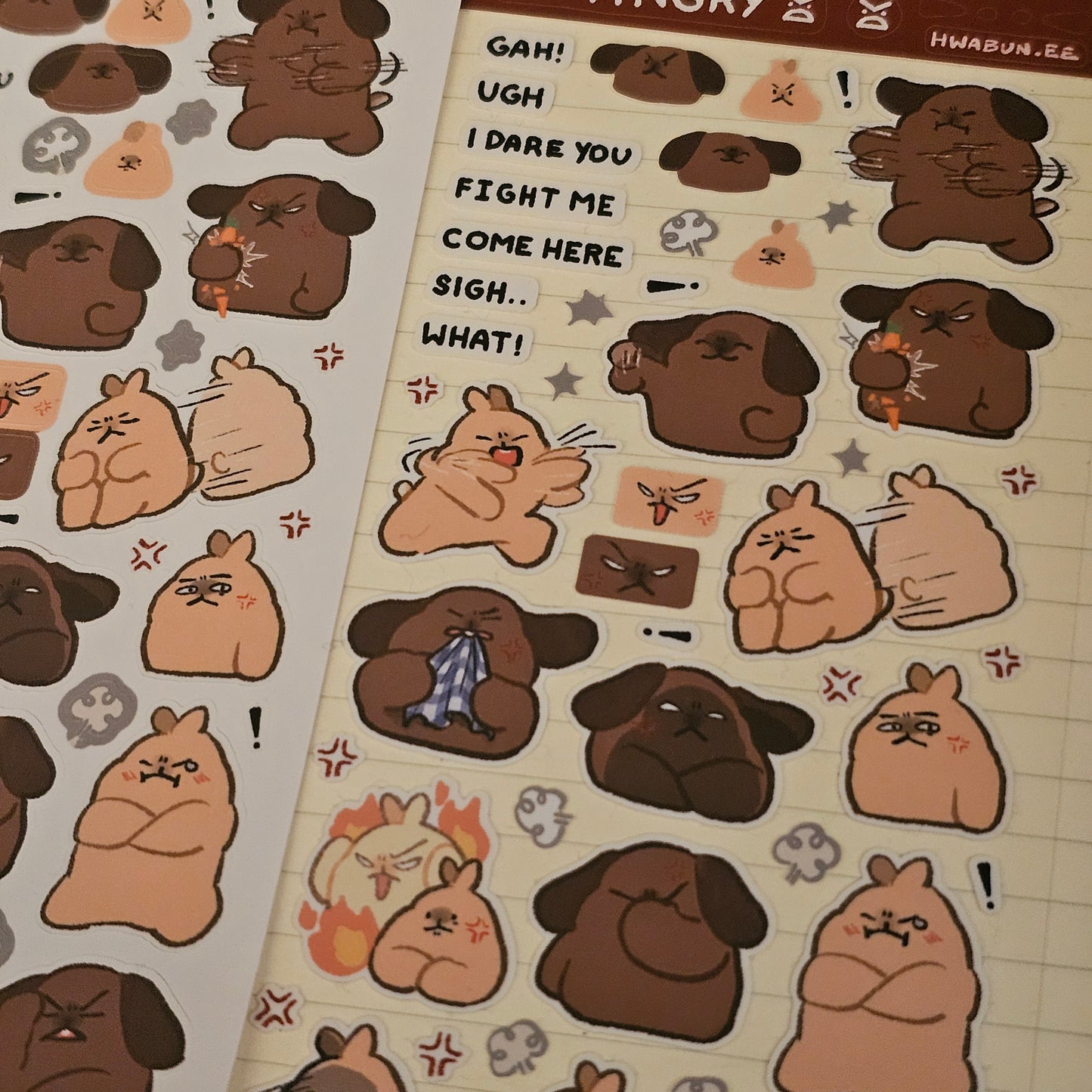 So Angry pt2 Sticker Sheet
