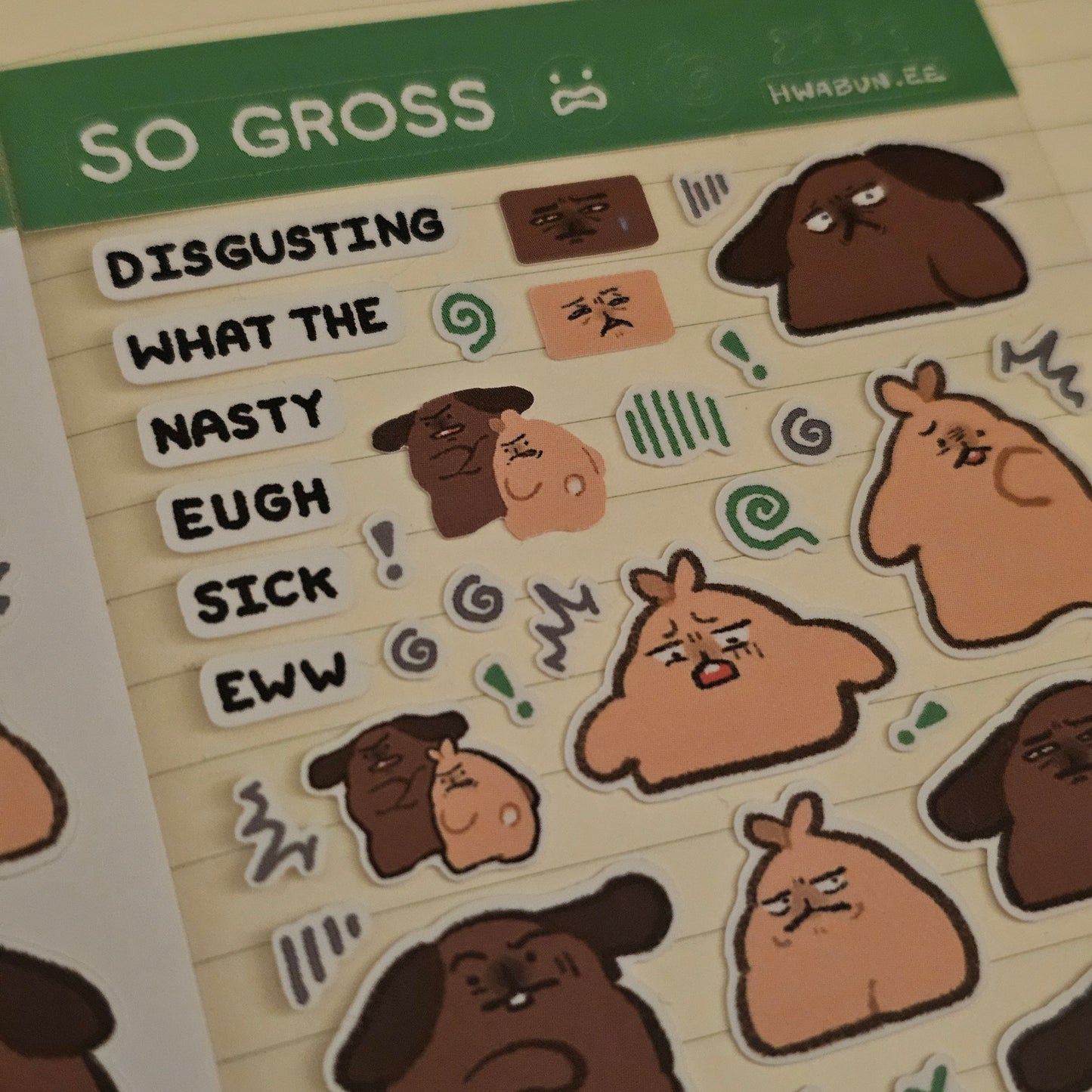 So Gross Sticker Sheet