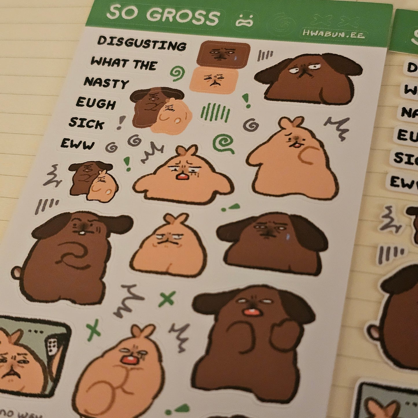 So Gross Sticker Sheet