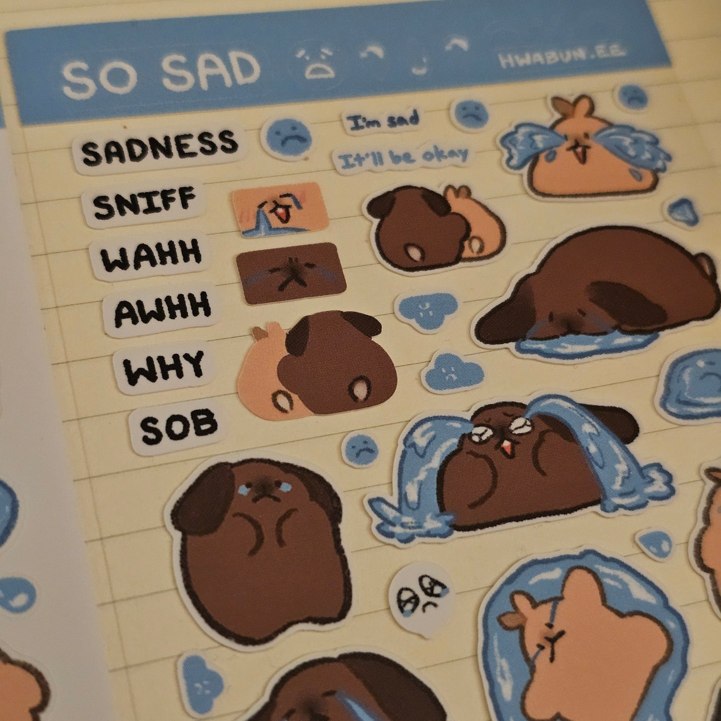 So Sad Sticker Sheet