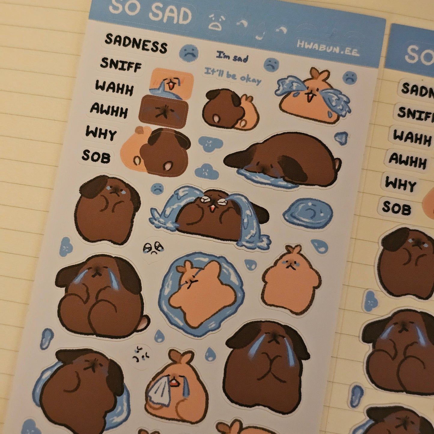 So Sad Sticker Sheet