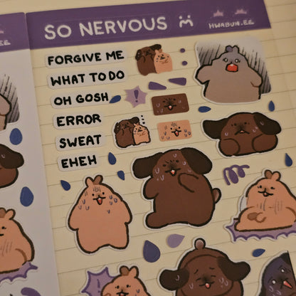 So Nervous Sticker Sheet