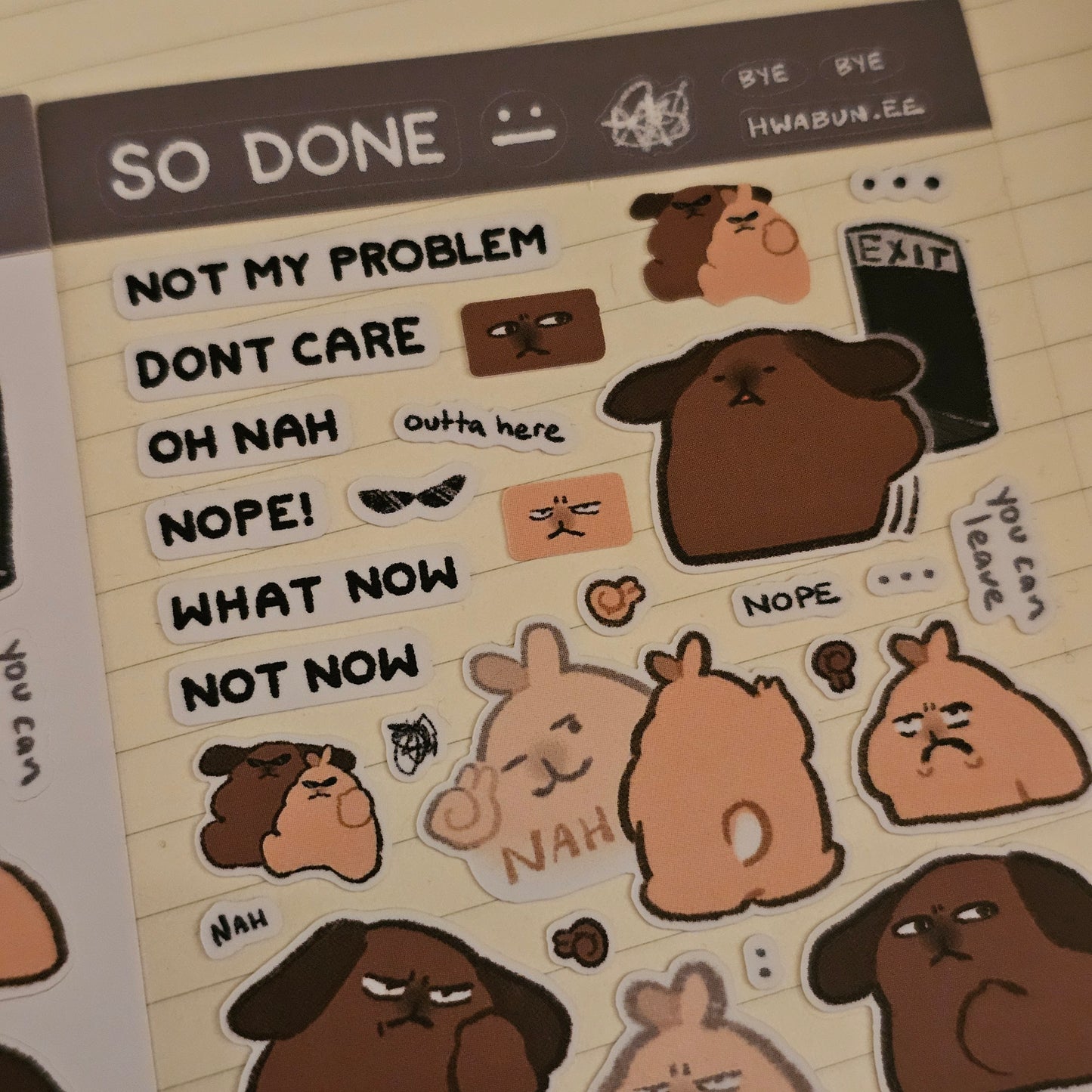 So Done Sticker Sheet