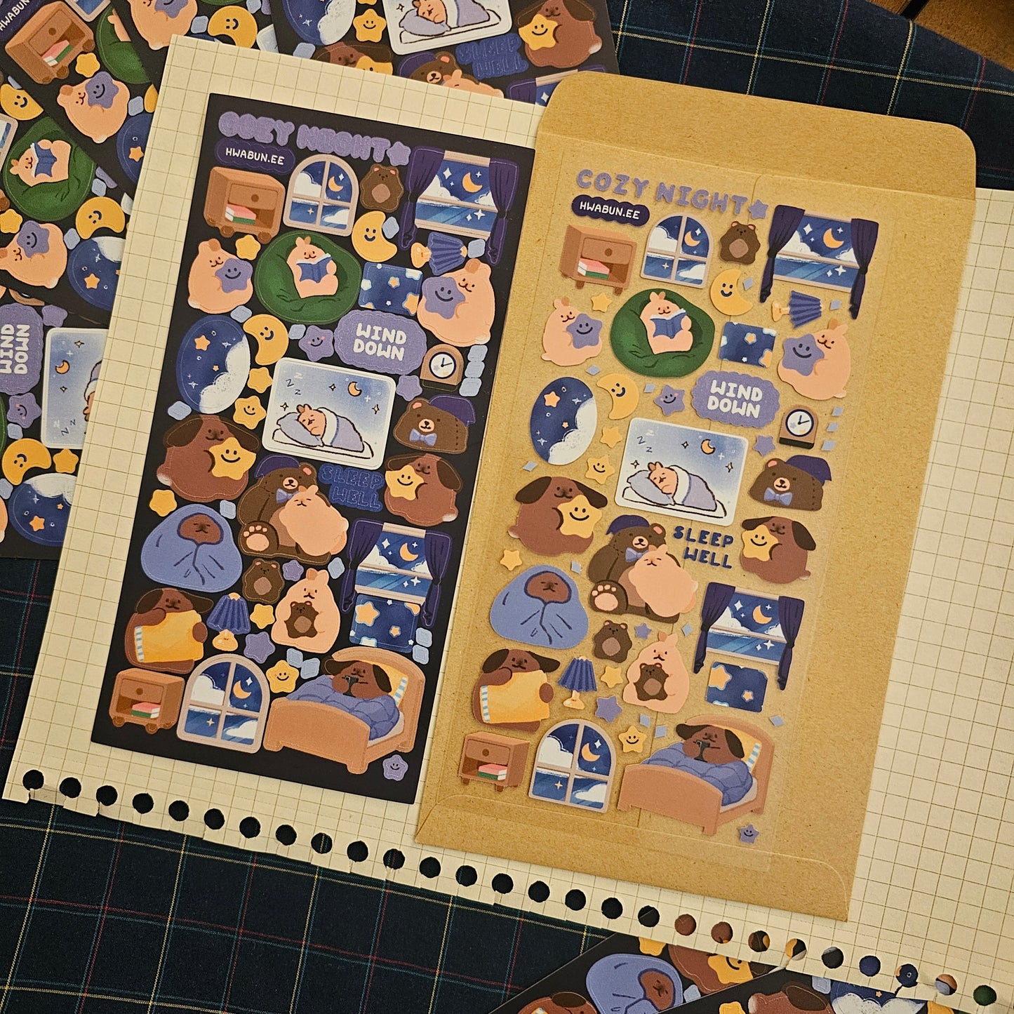 Cozy Night Sticker Sheet