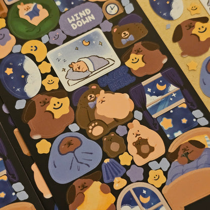 Cozy Night Sticker Sheet