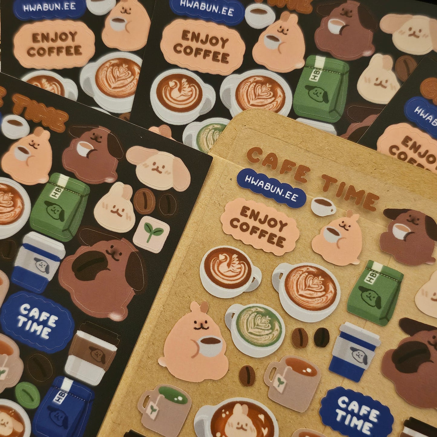 Cafe Time Sticker Sheet