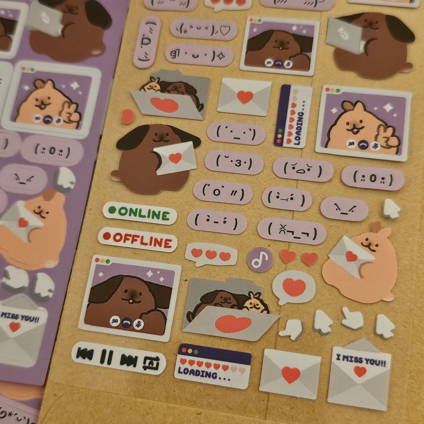 Send Love Sticker Sheet