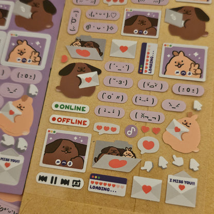 Send Love Sticker Sheet