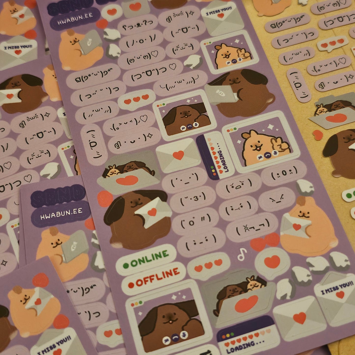 Send Love Sticker Sheet