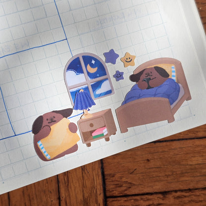 Cozy Night Sticker Sheet