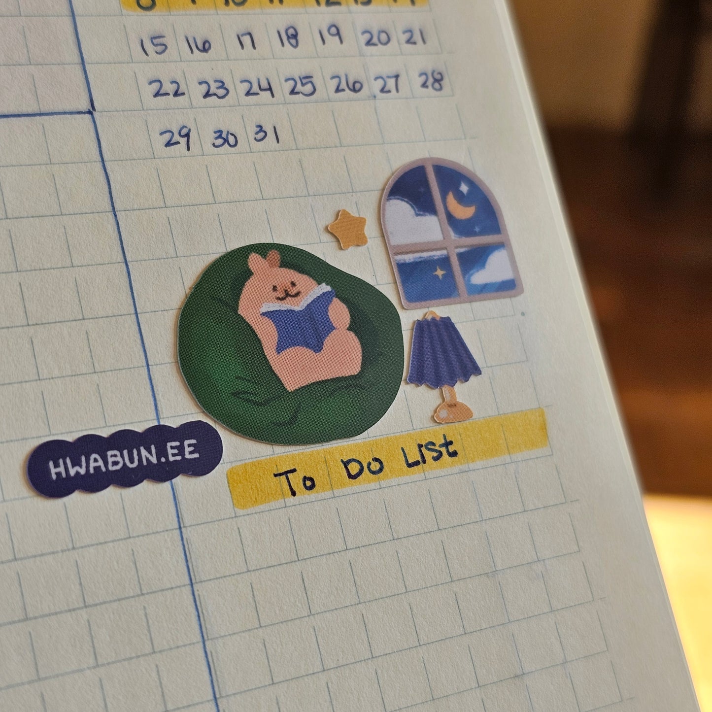 Cozy Night Sticker Sheet