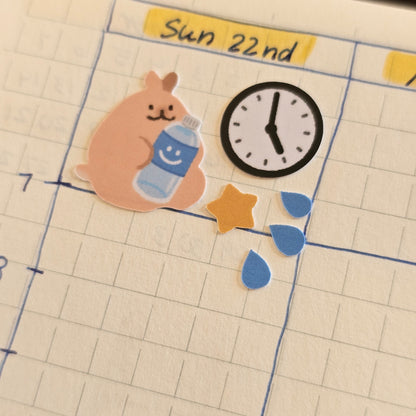 Studying/Working Sticker Sheet