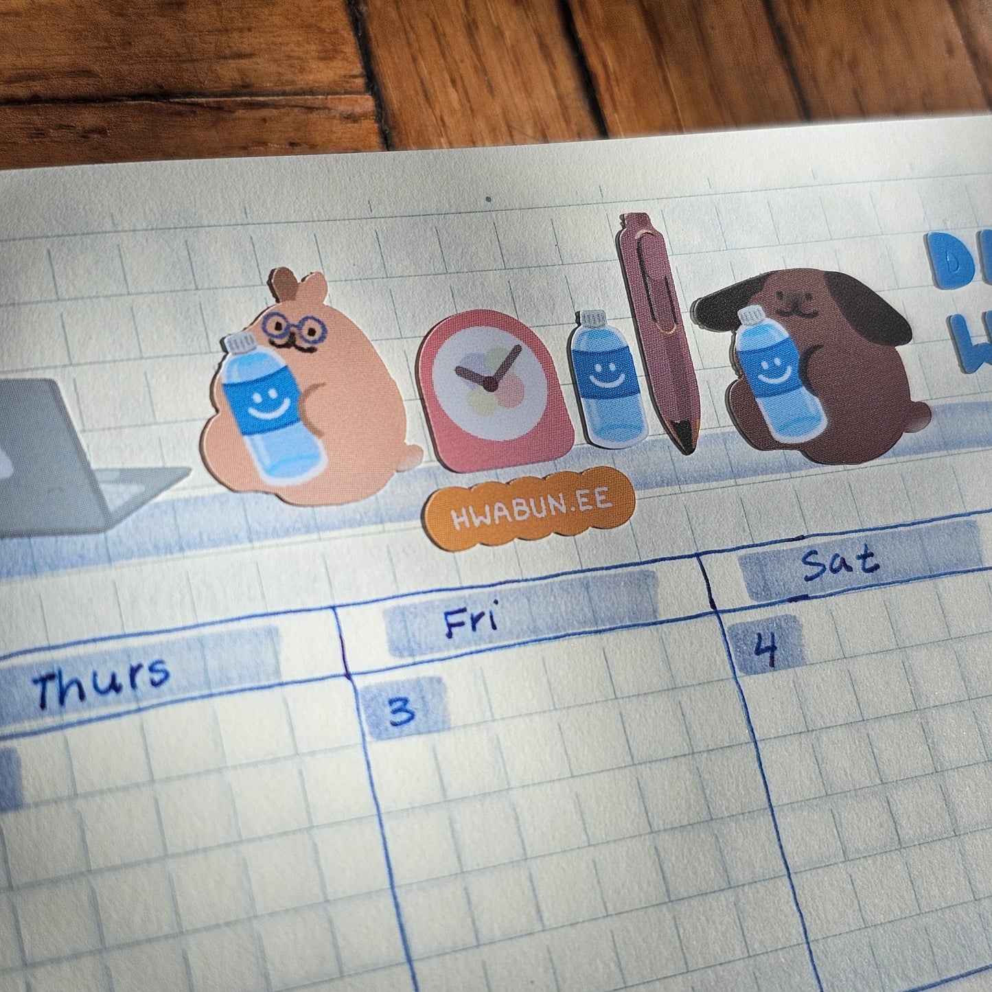 Studying/Working Sticker Sheet