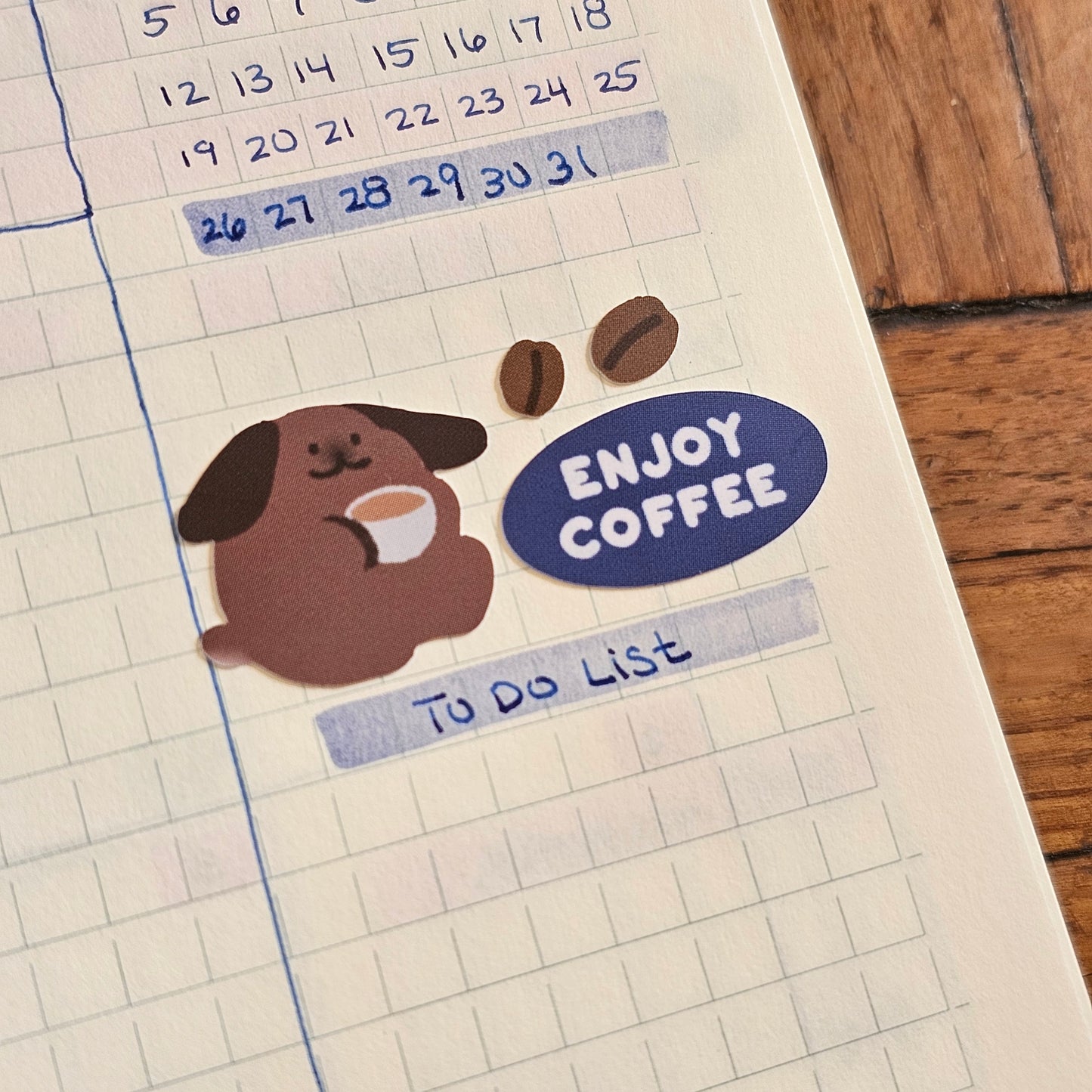 Cafe Time Sticker Sheet