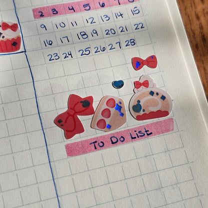 Strawberry Cake Sticker Sheet