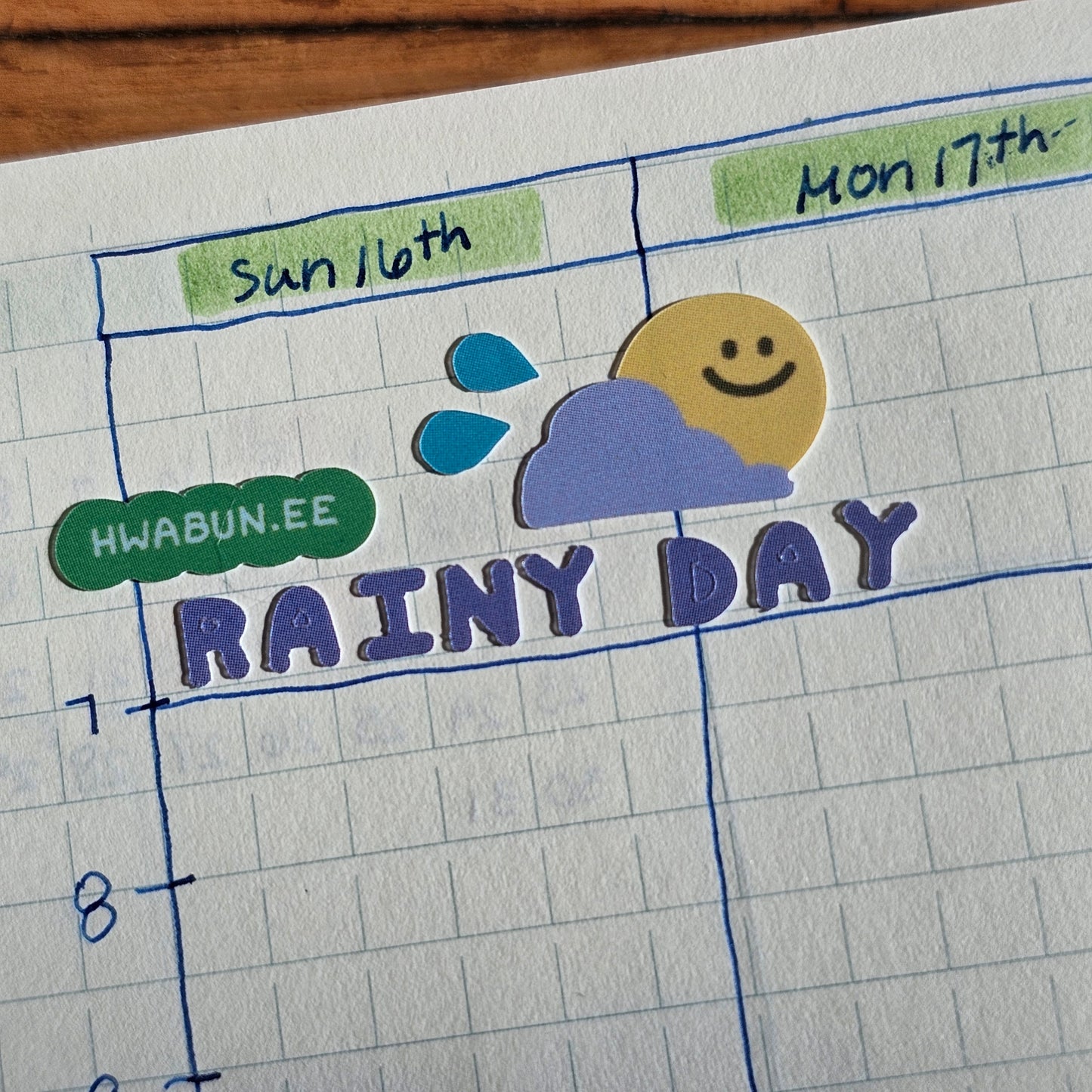 Rainy Day Sticker Sheet