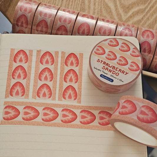 Strawberry Sando Washi Tape
