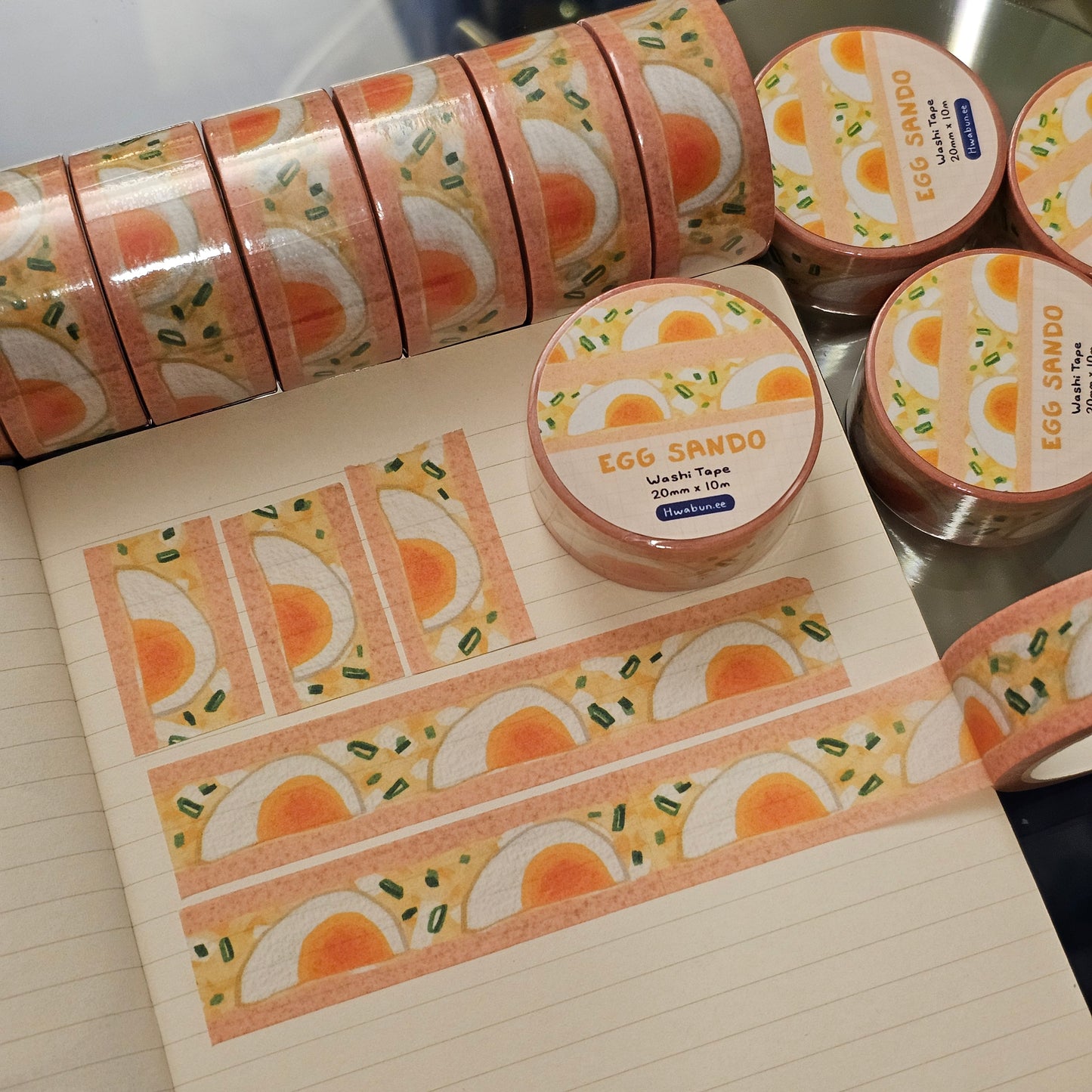 Egg Sando Washi Tape