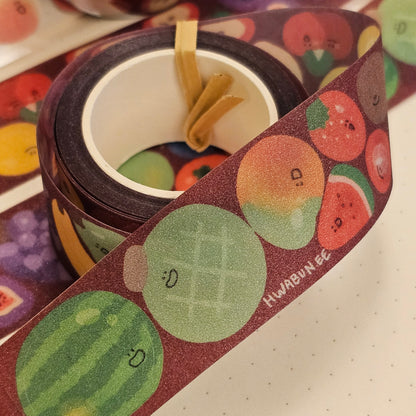 Fruit Kiss-Cut Glitter Tape