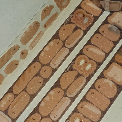 Bread Kiss-Cut Glitter Tape