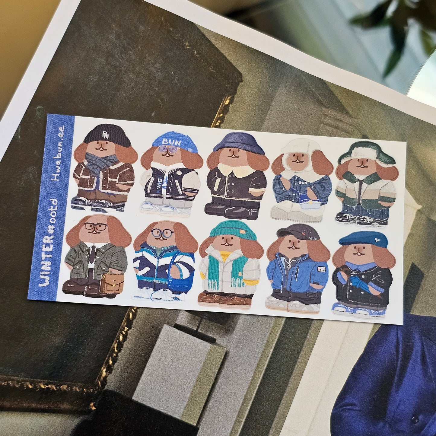 OOTD Winter Sticker Sheets