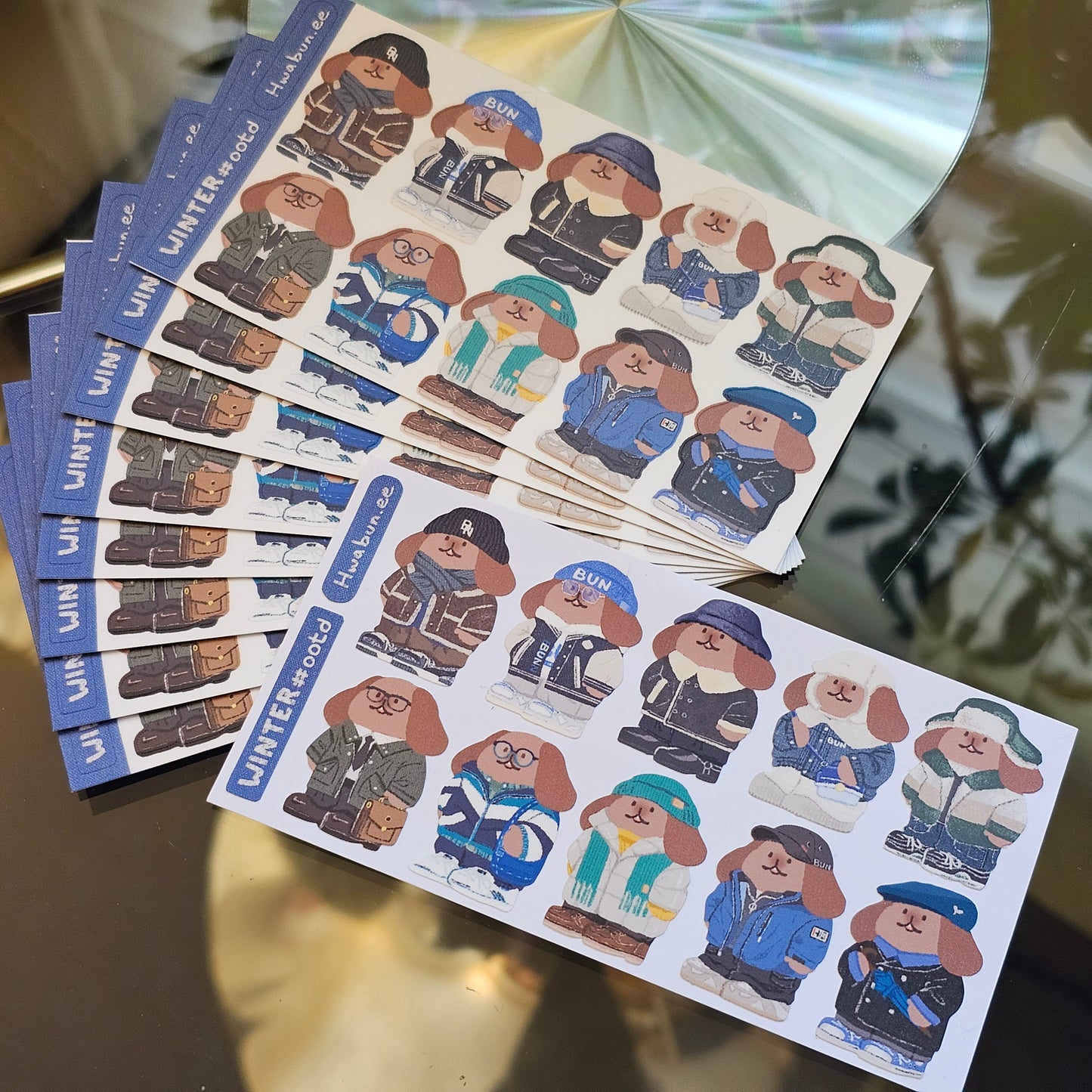 OOTD Winter Sticker Sheets