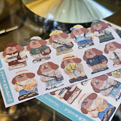 OOTD Summer Sticker Sheets