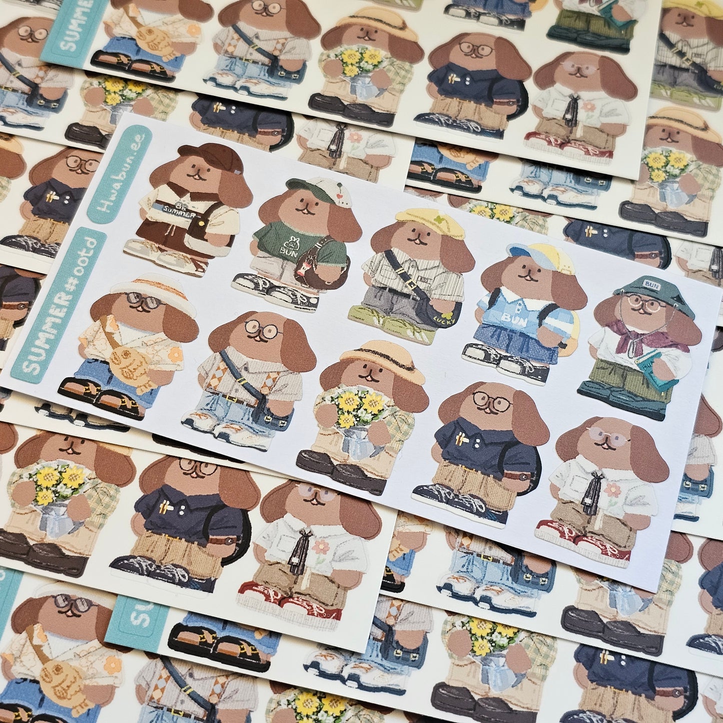 OOTD Summer Sticker Sheets
