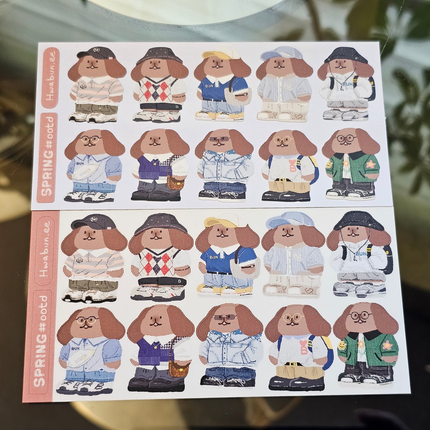 OOTD Spring Sticker Sheets