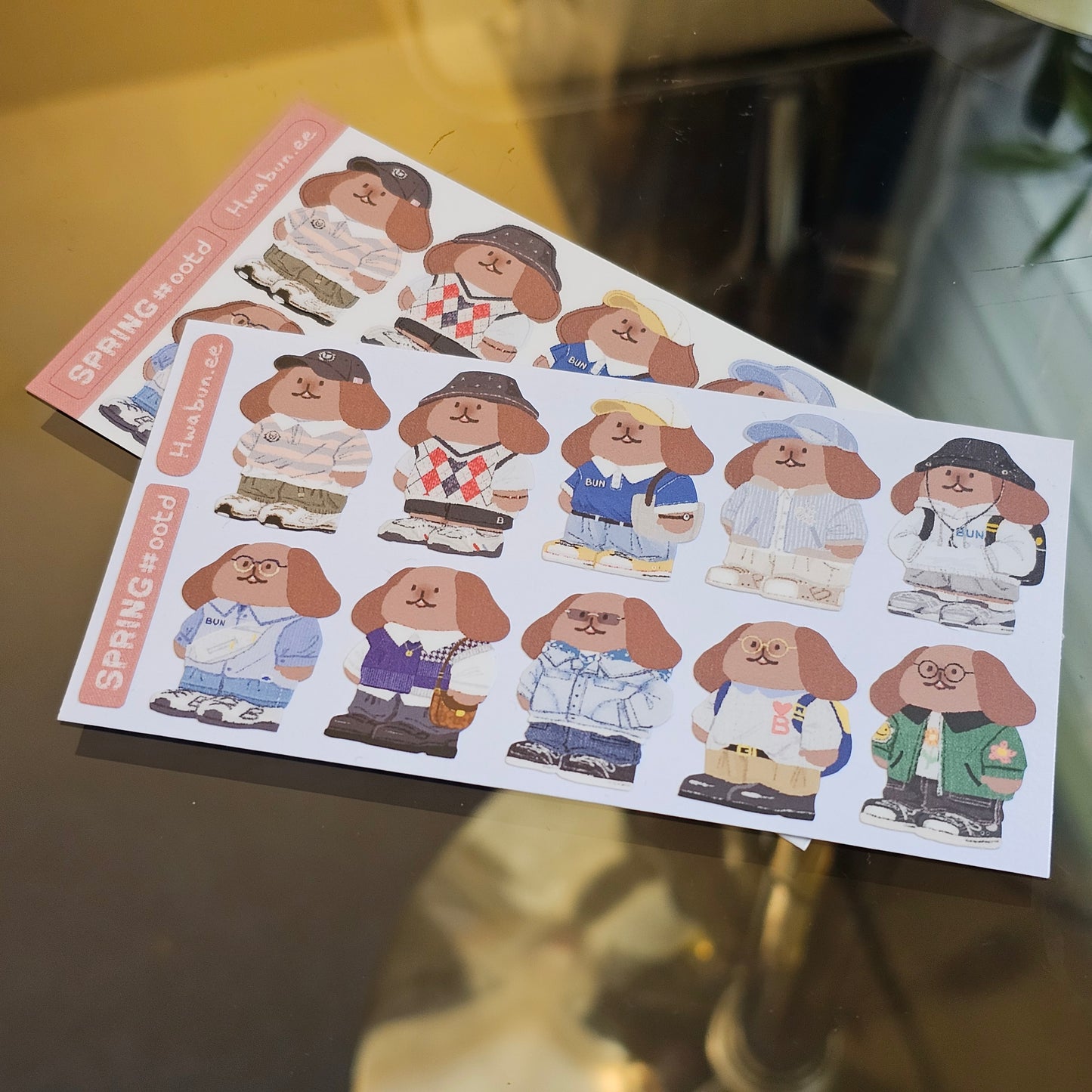 OOTD Spring Sticker Sheets