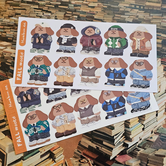 OOTD Fall Sticker Sheets