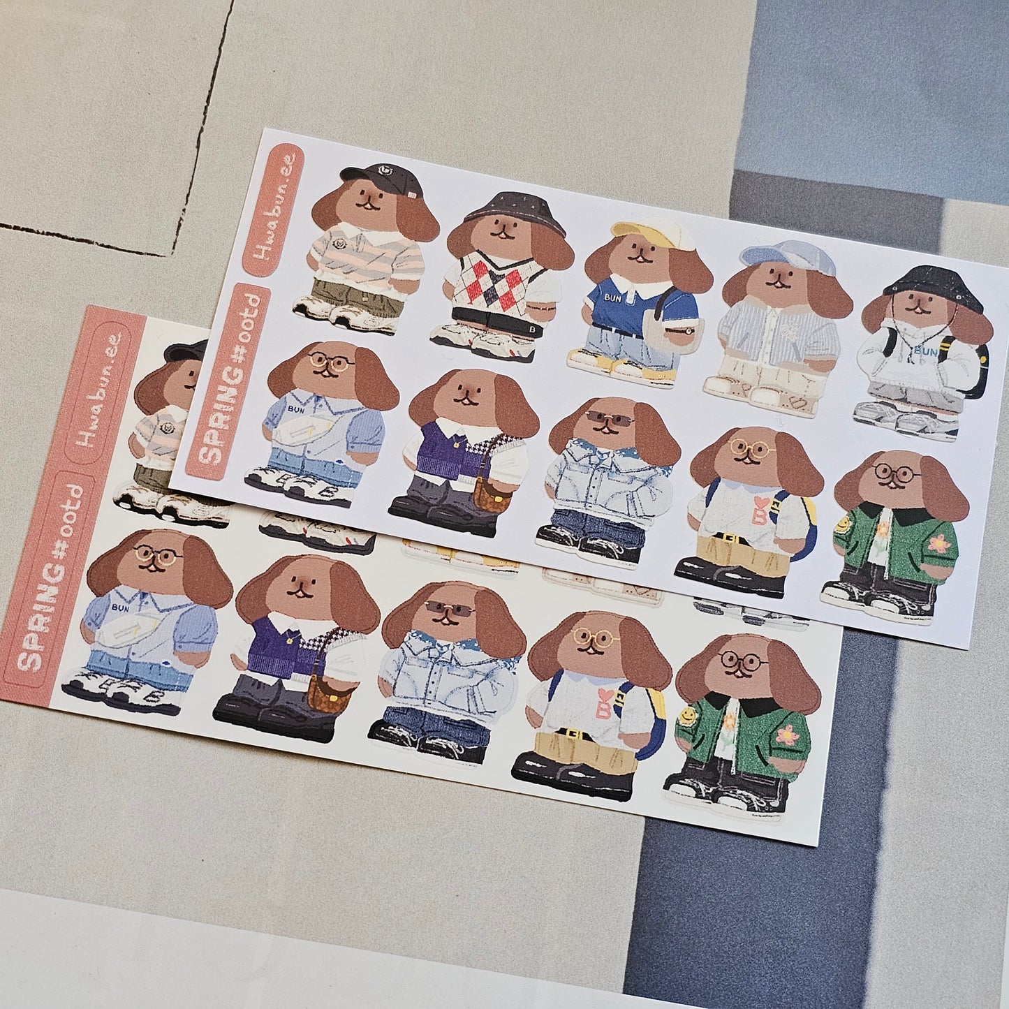 OOTD Spring Sticker Sheets