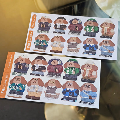 OOTD Fall Sticker Sheets