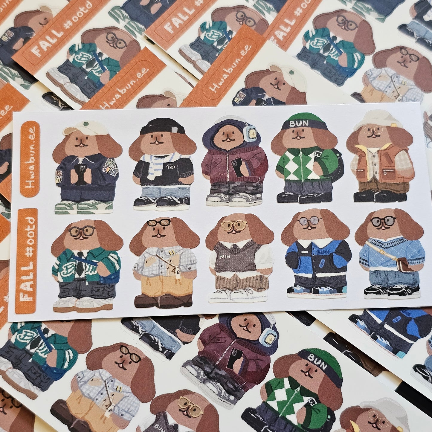 OOTD Fall Sticker Sheets