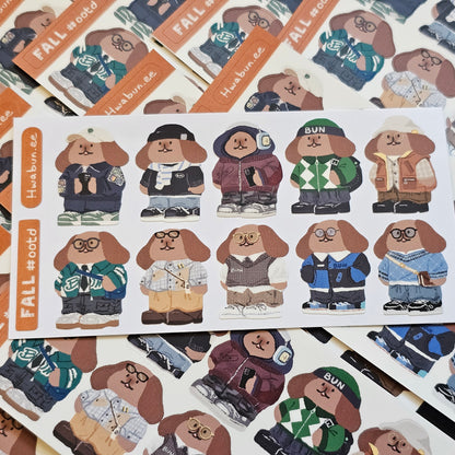 OOTD Fall Sticker Sheets