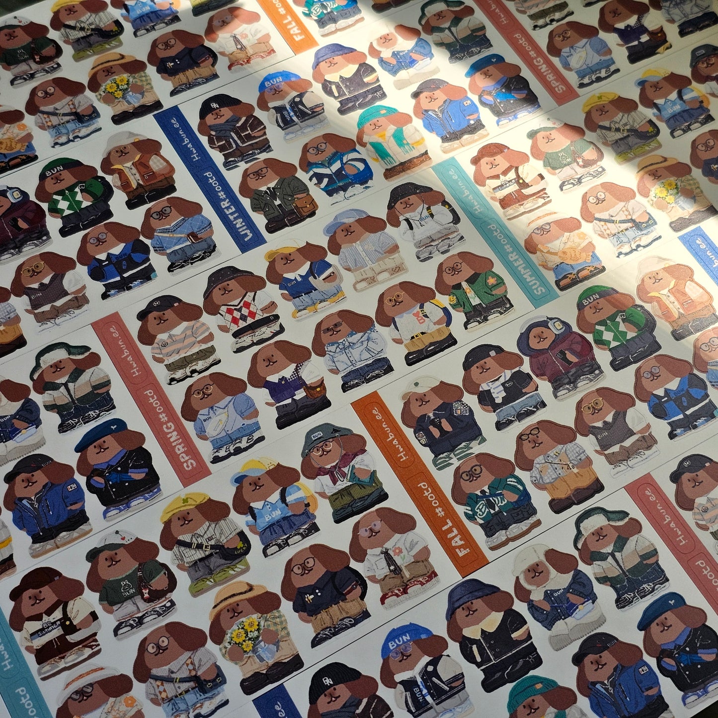 OOTD Spring Sticker Sheets