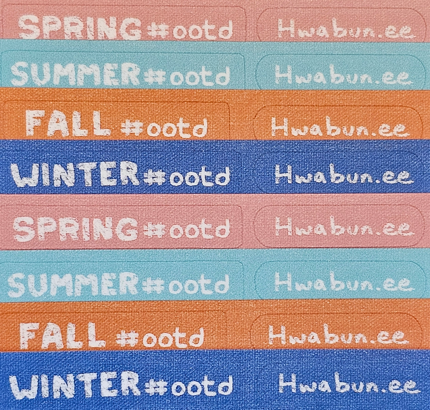 OOTD Spring Sticker Sheets