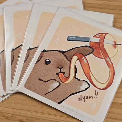 Apple Peel Potato - Mini Print
